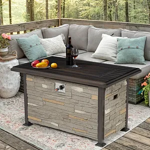 6 Pcs Outdoor Wicker Sofa Chair with 44