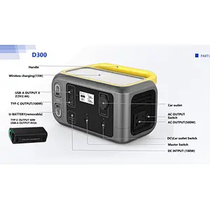 Portable Electric Station Portable Power Station D600