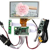 6.5inch AT065TN14 800X480 LCD Screen 4-Wire Resistive Touch Panel with VGA+2AV LCD Controller Board