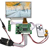 7inch A070VW04 800X480 TFT-LCD Screen with VGA+AV LCD Controller Board