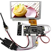 VGA AV LCD Driver Board With 6.2" HSD062IDW1 800x480 LCD Screen