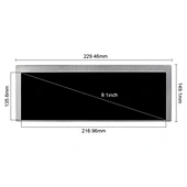 9.1" lcd screen