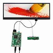 14" 4K 3840x1100 LCD Screen with Type C H-D-compatible Board For eDP Support Max 4096x2160  LCD Screen
