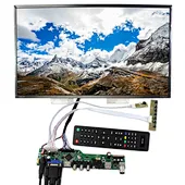 H-D-compatible VGA AV USB RF LCD Board Work for 17.3inch 1600x900 LVDS Interface LCD Screen lvds interface