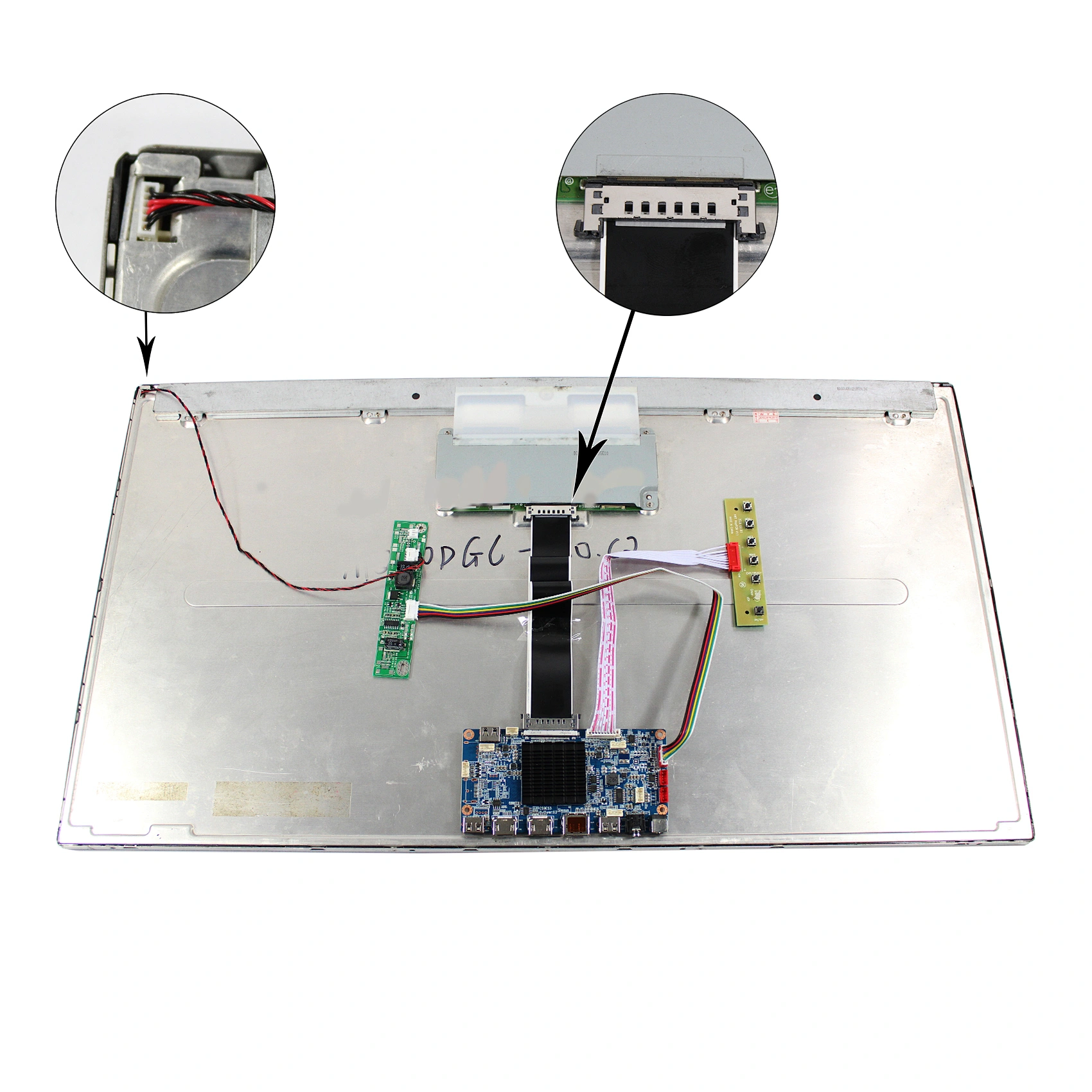 dp lcd controller board hdmi dp controller board for 28inch lcd DP ...