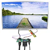 H-D-compatible VGA Controller Board with 18.5inch M185BGE-L22 1366X768 LVDS LCD Display