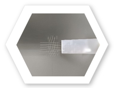 coating test丨Scratching with hard objects