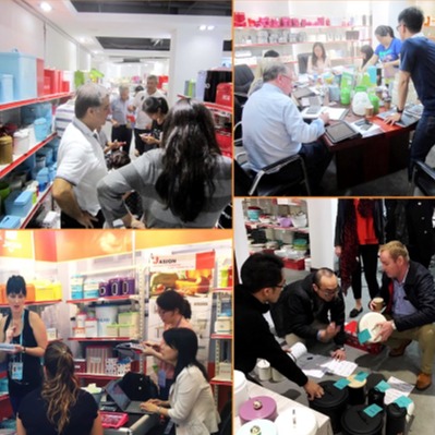 Jasion houseware canton fair talk with our customer