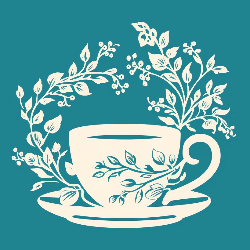 Canister and bread bin tea cup silkcreen