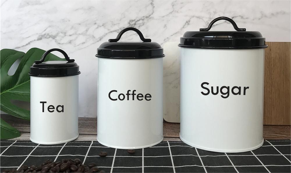 canisters for kitchen counter 3 size