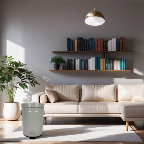 5L trash bin is best for your livering room.