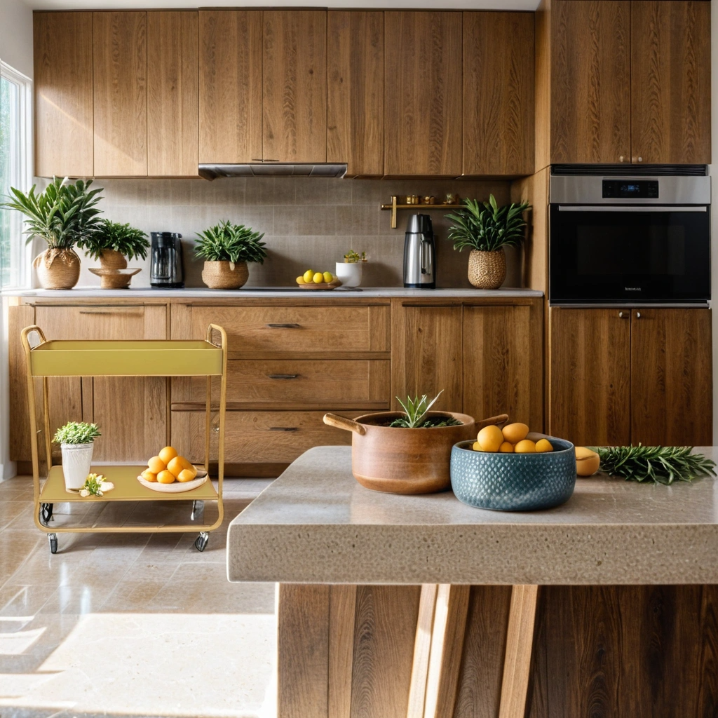 modern kitchen trolley