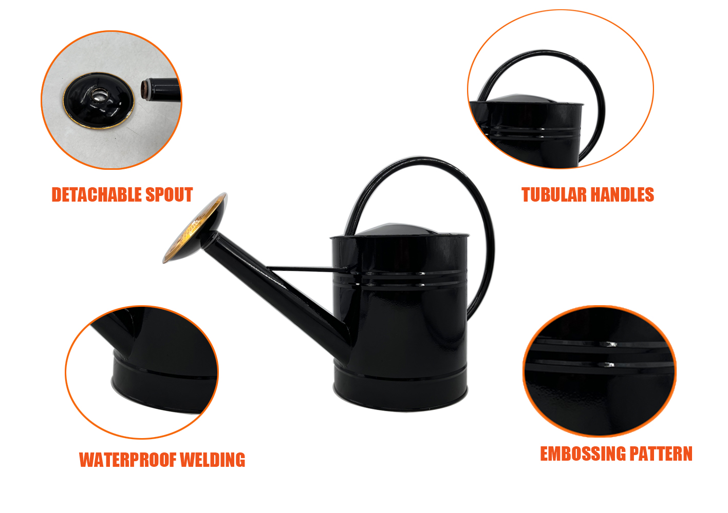 2 gal metal watering can