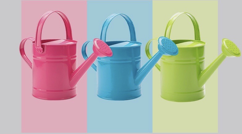 flower watering cans