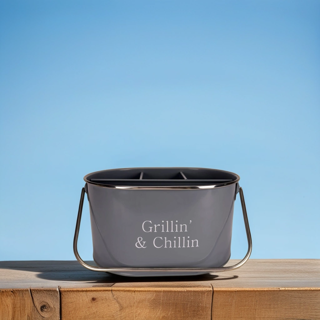 ice bucket with divider