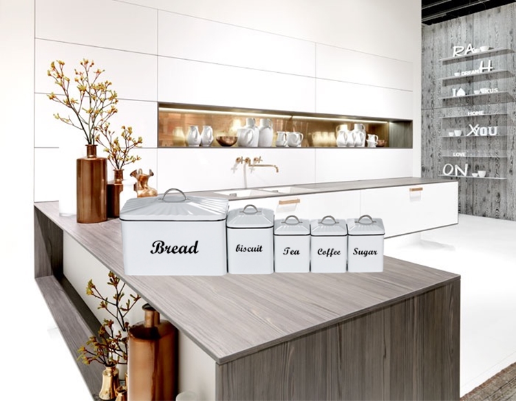 metal bread storage container box
