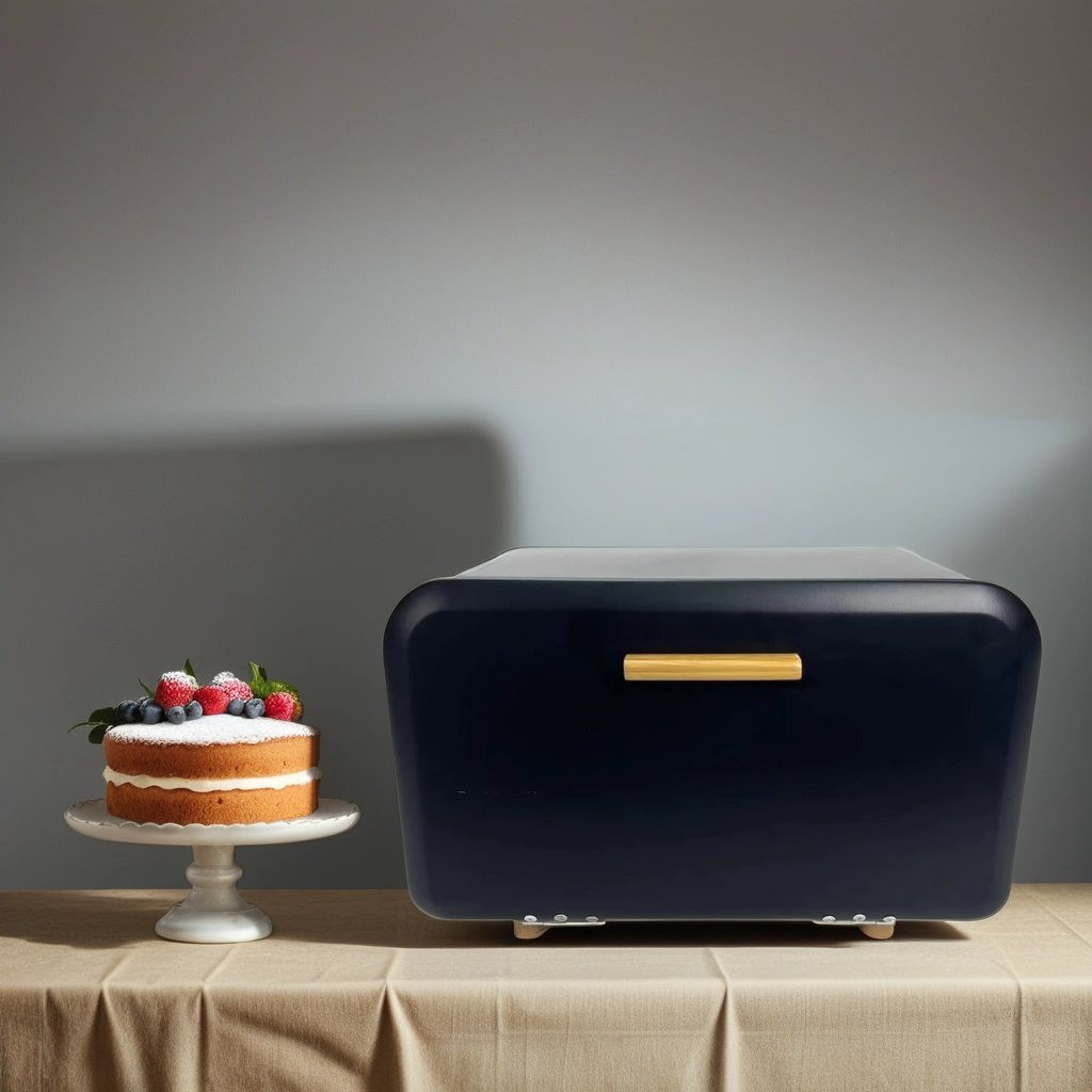 front opening bread bin