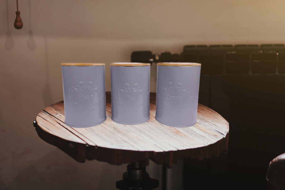 vintage flour sugar coffee tea canisters