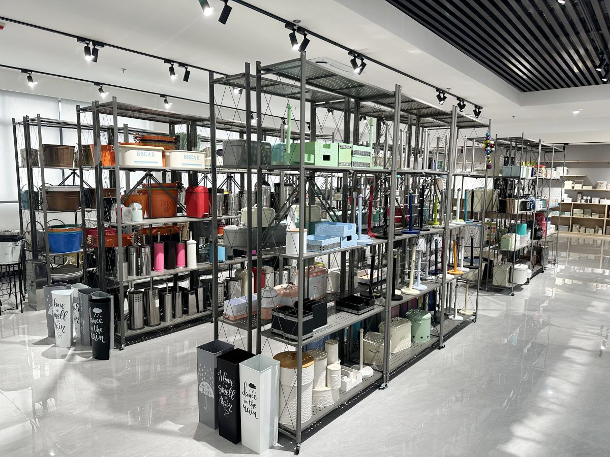 galvanized houseware product showroom
