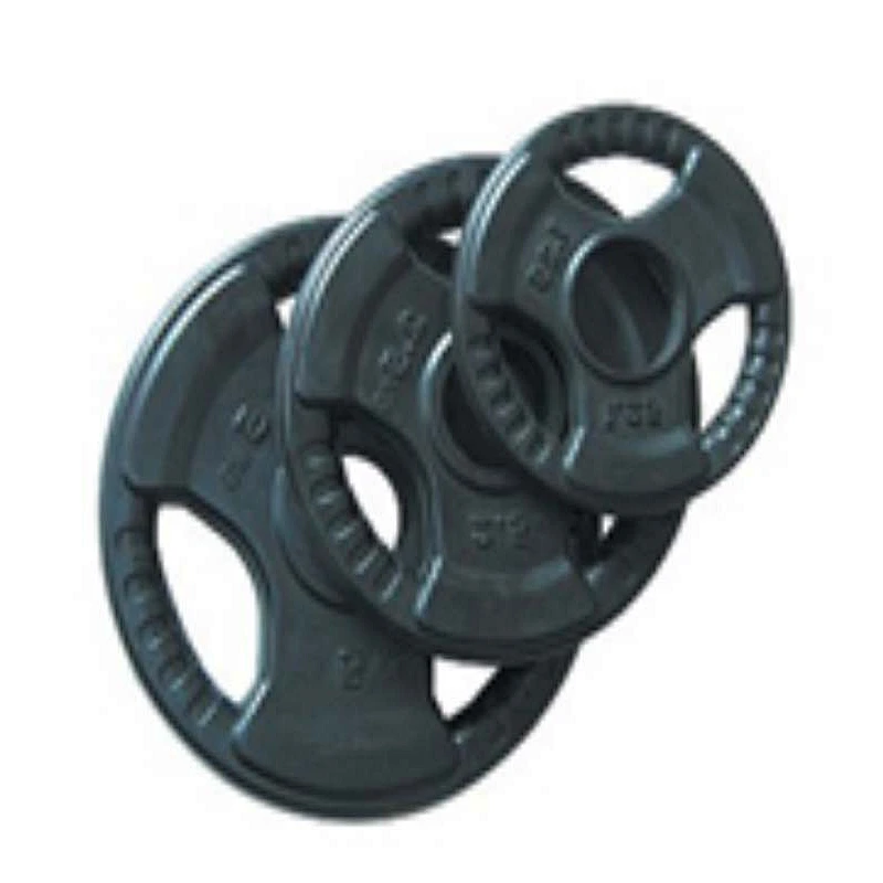 weight plate Black fixed rubber plates