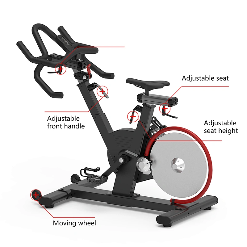 2020 New Design noiseless body fit gym exercise commercial spinning bike