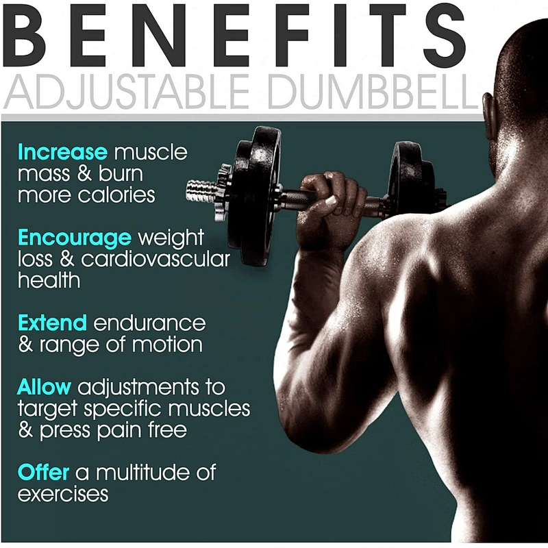 Factory Wholesale Free Weight Dumbbell Set,Weight Lifting Adjustable Dumbbell Set