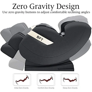 2020 Home Use Spa Massage Chair, Zero Gravity Recliner With Bluetooth And Led Light
