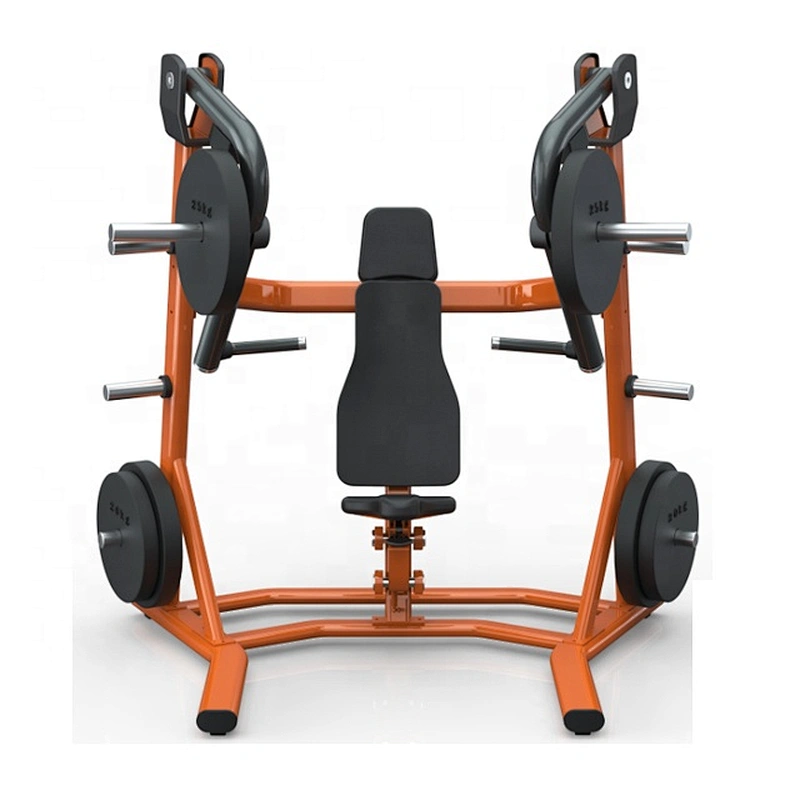 Hammer strength free weight gym equipment fitness exercise machine seat chest press plate loaded