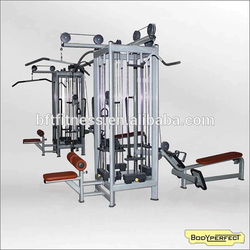 Commercial 9 Station Multifunction Gym Equipment Exercise Multi Gym Equipment