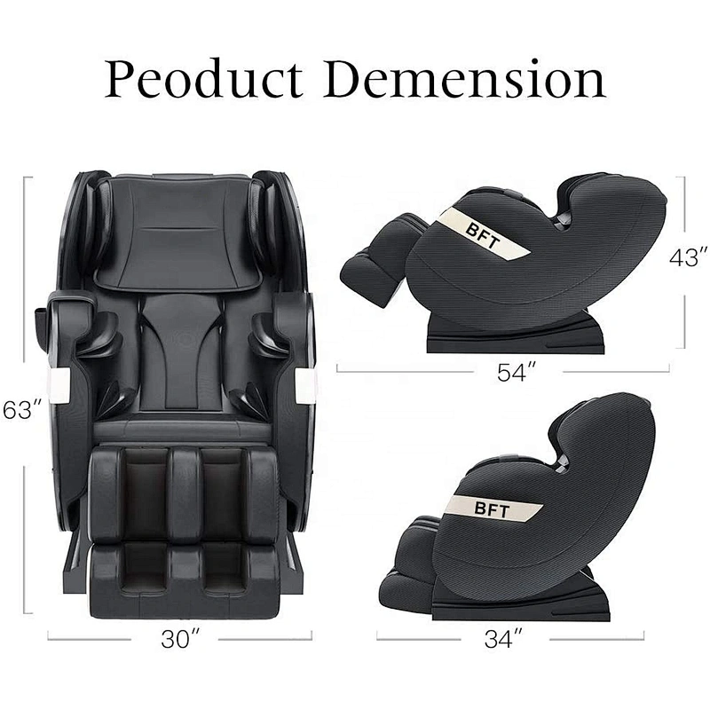 2020 Home Use Spa Massage Chair, Zero Gravity Recliner With Bluetooth And Led Light