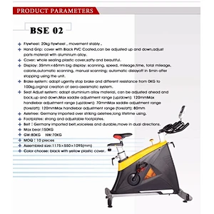 Gym equipment indoor exercise spin bike/commercial spinning fitness machines for exercise