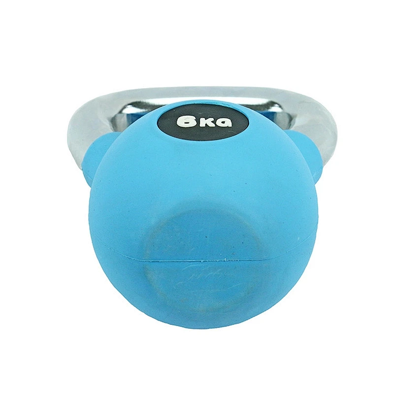 Manufacture fitness colorful rubber kettlebells equipment accessory best price
