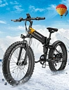 48V 250W 350W 500W 750W 1000W folding full suspension fat tire 26inch electric bike