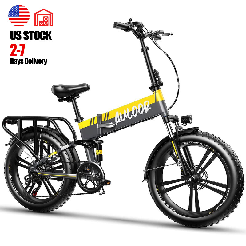 20 inch folding electric bicycle 48v fat tyre ebike 350w