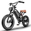 Hot Sell ZHENGBU S4 20 Inch 1000W 48V 10AH 15AH 20AH Ebike Mountain Full suspension Fat Tire Retro Vintage Electric Bike