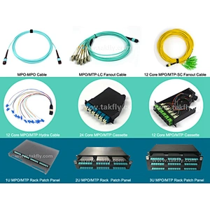 12 Core LC/Sc/St/FC Connector LSZH Round MPO/MTP Fiber Optic OS2/Om2/Om3 MPO/MTP Patch Cord