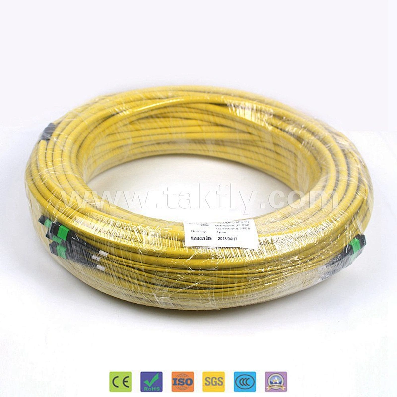 IEC 61754-7 Compliant Fiber Optic with High Precision Guide Pins MPO/MTP Patch Cord