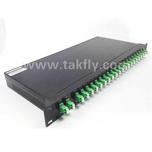1U 19 inch Rack Mount Mux&Demux 40CH 100G Fiber Optic DWDM