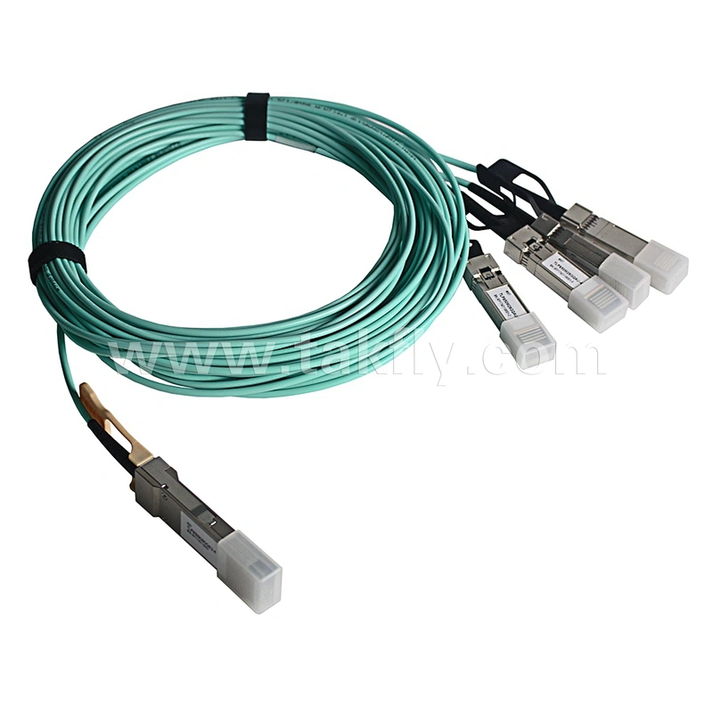 40G QSFP to 4X10G SFP + AOC(Active Optical Cable)