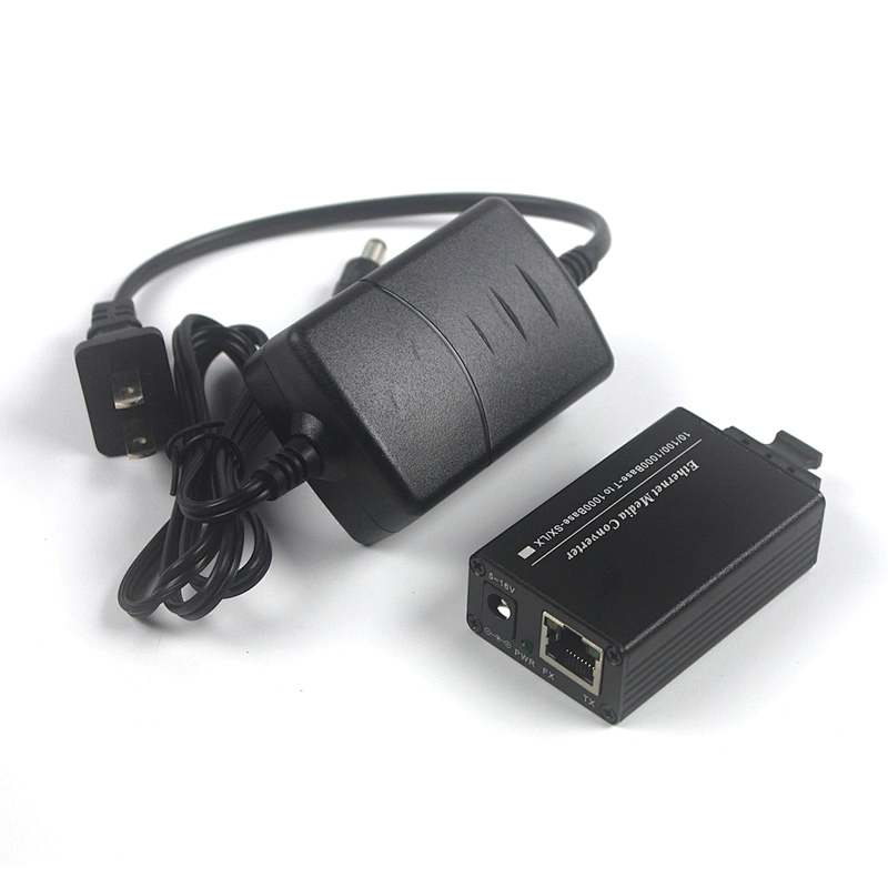 Mini 10/100/1000M Fiber Media Converter SC/FC/ST/LC Connector Optional