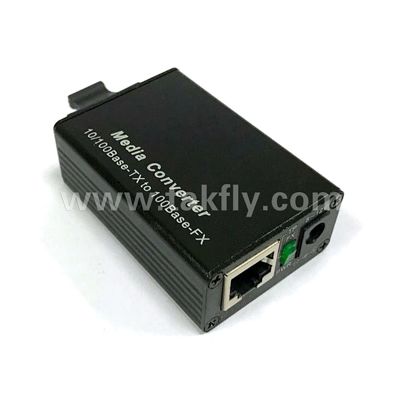 Mini 100M SC Fiber Media Converter 62.3*42.3*22mm