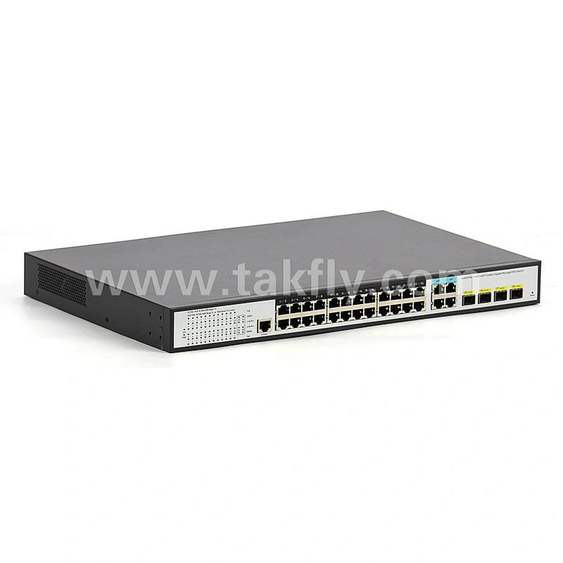 24 Port 10/100/1000M POE Managed Fiber Ethernet Switch