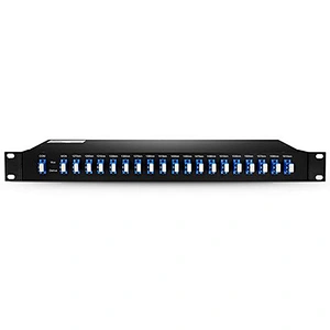 1U 19 Inch 18 Channel Rack Mount Fiber Optic Mux/Demux CWDM