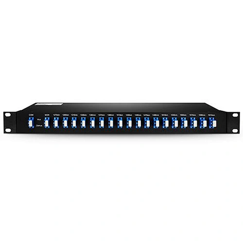 1U 19 Inch 18 Channel Rack Mount Fiber Optic Mux/Demux CWDM