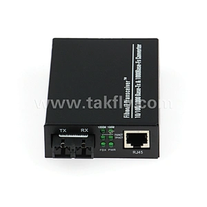 Gigabit 1000M SC Dual Fiber 1310nm 20Km Media Converter