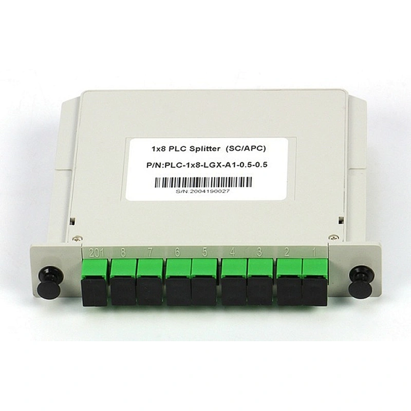 1x8 SC/APC Fiber Optical LGX Type PLC Splitter