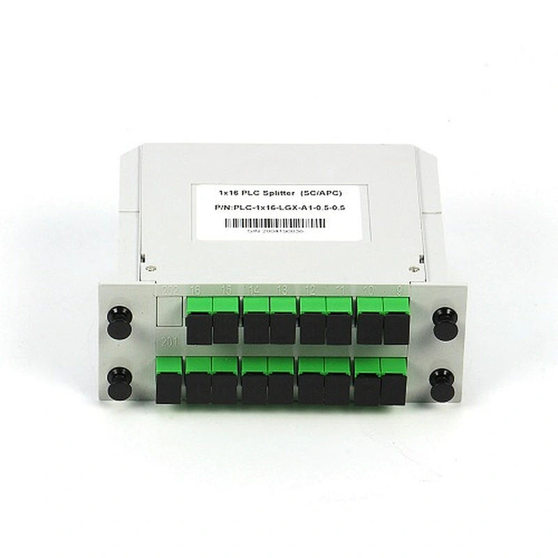 1x16 SC/APC Fiber Optical LGX Type PLC Splitter