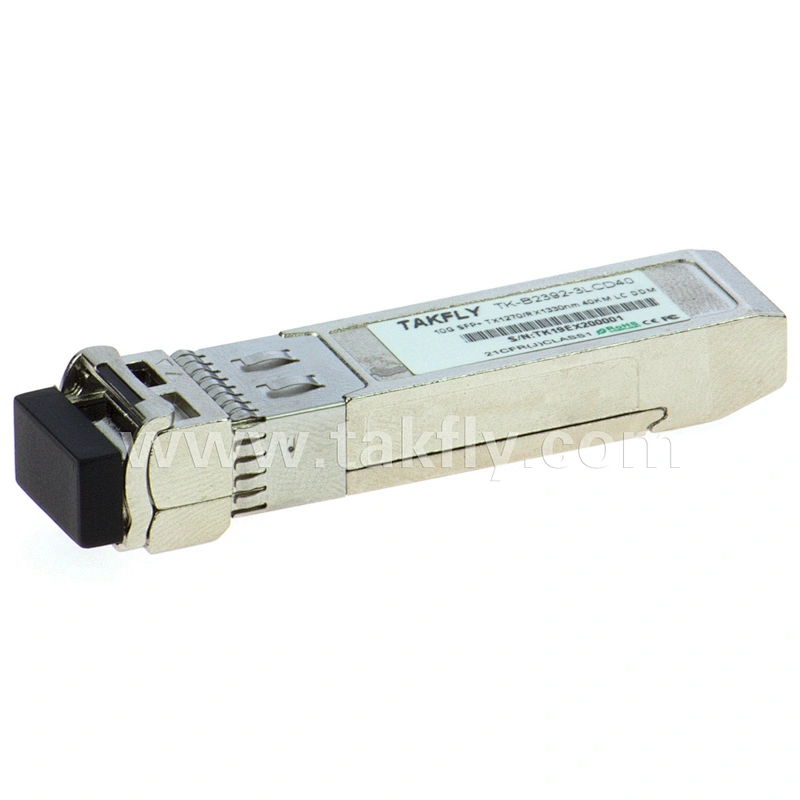 10Gbps 1270/1330nm 40Km SFP+ Optical Transceiver