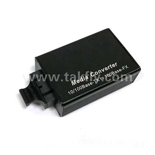 Mini 100M SC Fiber Media Converter 62.3*42.3*22mm