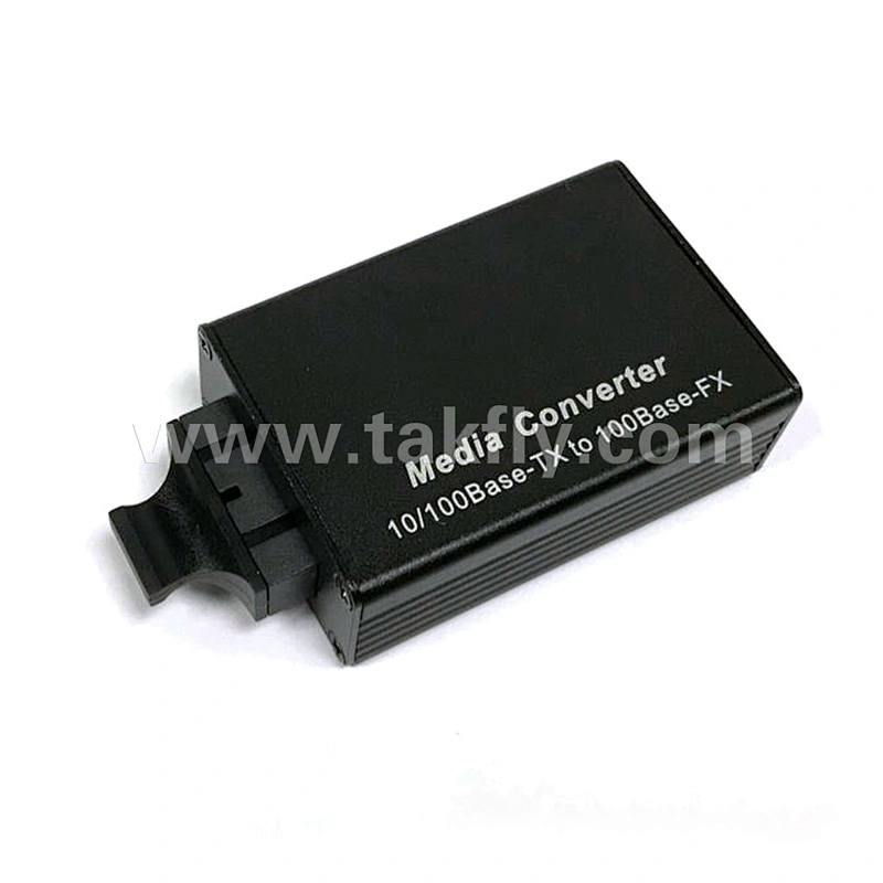 Mini 100M SC Fiber Media Converter 62.3*42.3*22mm